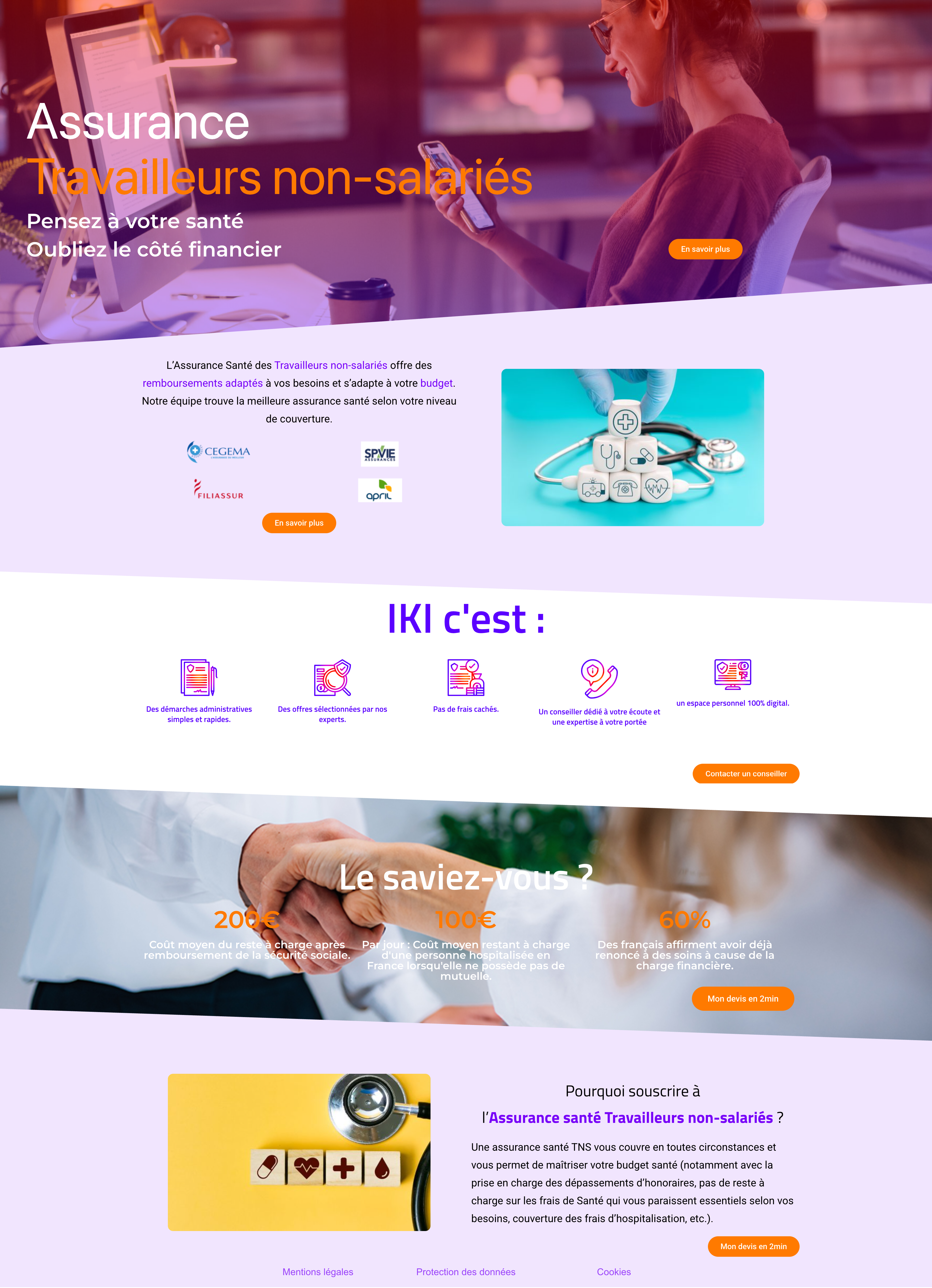 landing page iki
